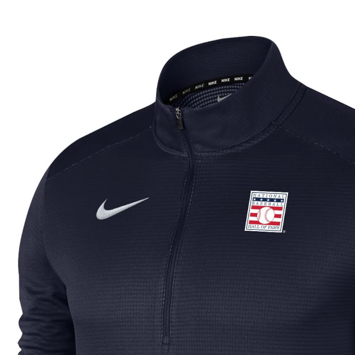 Men's Nike Baseball Hall of Fame Dri-Fit Navy Pacer ¼ Zip