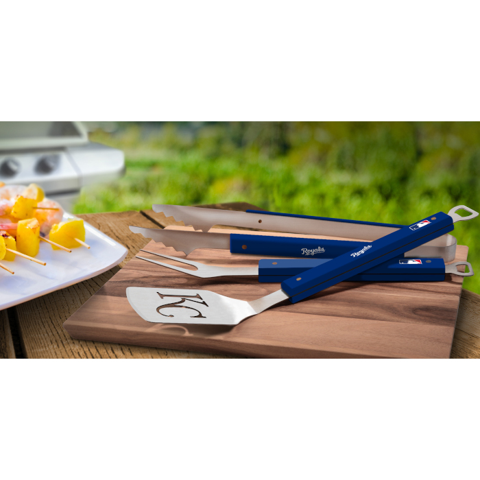 Kansas City Royals Spirit Series 3-Piece BBQ Set Kansas City Royals Spirit Series 3-Piece BBQ Set
