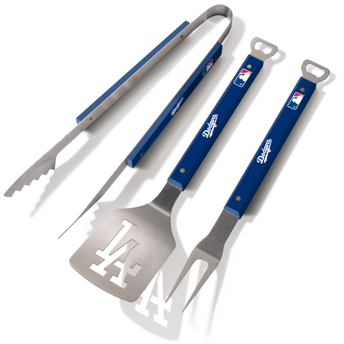 Los Angeles Dodgers Spirit Series 3-Piece BBQ Set Los Angeles Dodgers Spirit Series 3-Piece BBQ Set