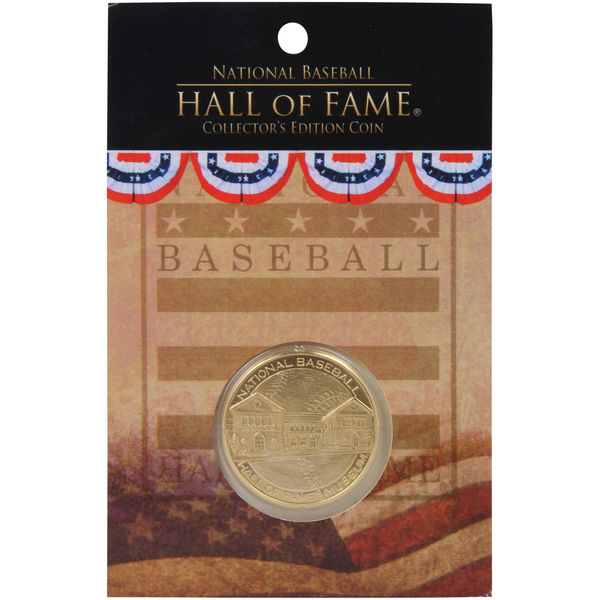 Baseball Hall of Fame Building and Logo Souvenir Coin