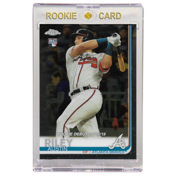 Austin Riley Atlanta Braves 2019 Topps Chrome Update # 61 Rookie Card Austin Riley Atlanta Braves 2019 Topps Chrome Update # 61 Rookie Card