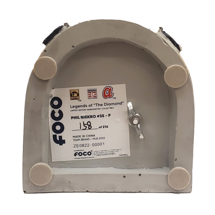 Phil Niekro Atlanta Braves 2022 MLB Alumni Hall of Fame Bobblehead Ltd Ed of 216