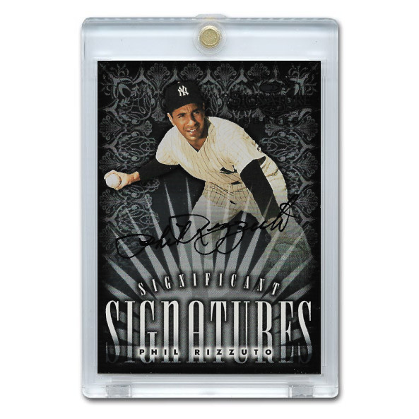 Phil Rizzuto Autographed Card 1998 Donruss Significant Signatures