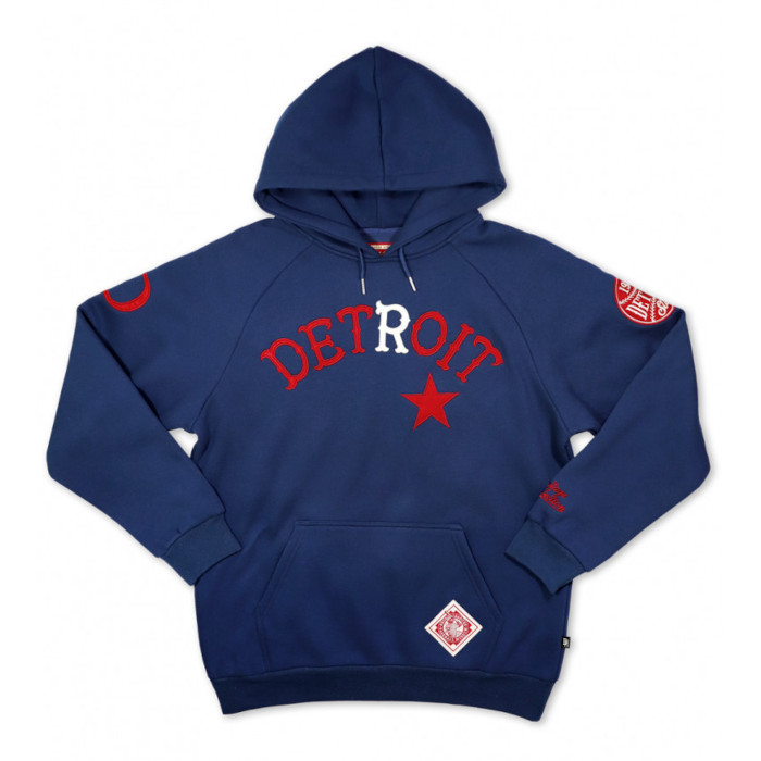 Detroit Stars Negro League Heritage Dark Royal Hooded Sweatshirt Detroit Stars Negro League Heritage Dark Royal Hooded Sweatshirt