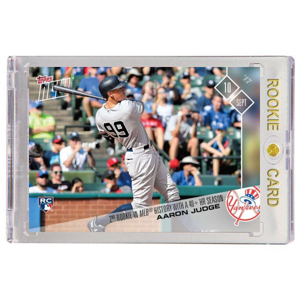 Aaron Judge New York Yankees 2017 Topps Now # 585 Rookie Card Aaron Judge New York Yankees 2017 Topps Now # 585 Rookie Card