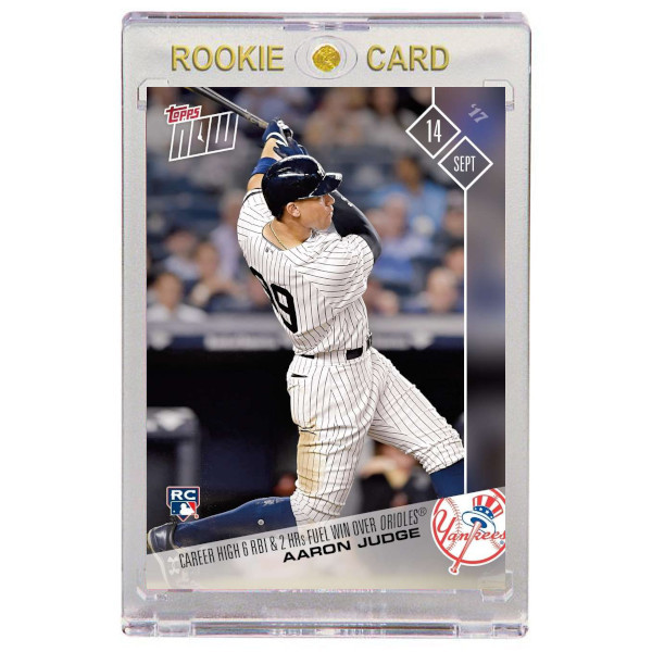 Aaron Judge New York Yankees 2017 Topps Now # 605 Rookie Card Aaron Judge New York Yankees 2017 Topps Now # 605 Rookie Card