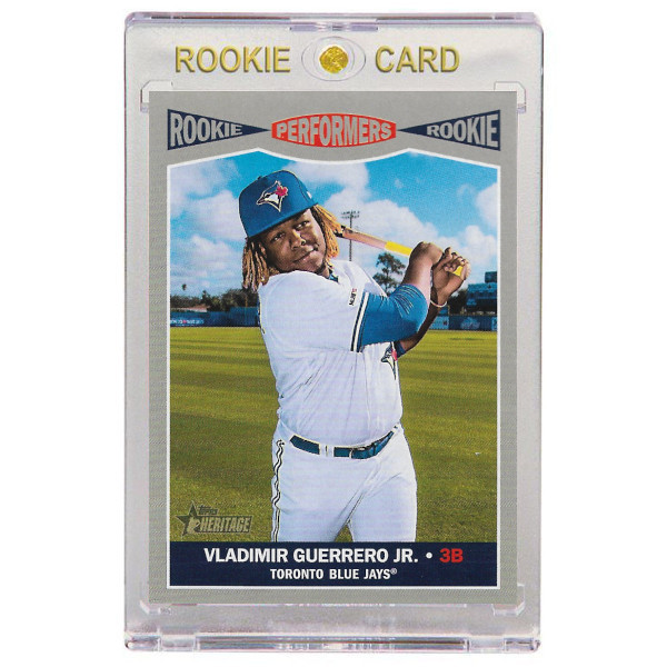 Vladimir Guerrero Jr. Toronto Blue Jays 2019 Topps Heritage Rookie Performers # 1 Rookie Card