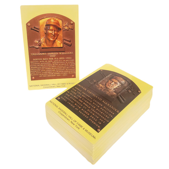 Military and Veterans Baseball Hall of Fame Plaque Postcard Set (100) Military and Veterans Baseball Hall of Fame Plaque Postcard Set (100)