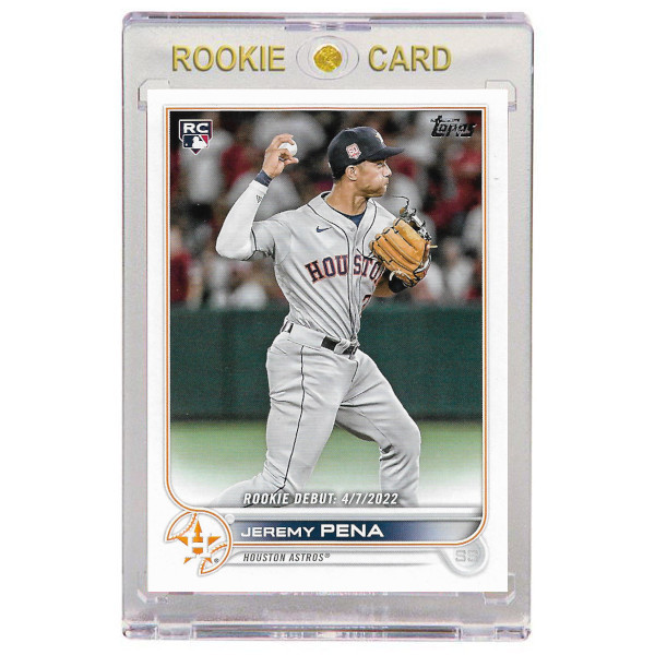 2022 MLB Topps Now Jeremy Pena ROOKIE CARD WORLD SERIES MVP Astros #1161 RC  🔥