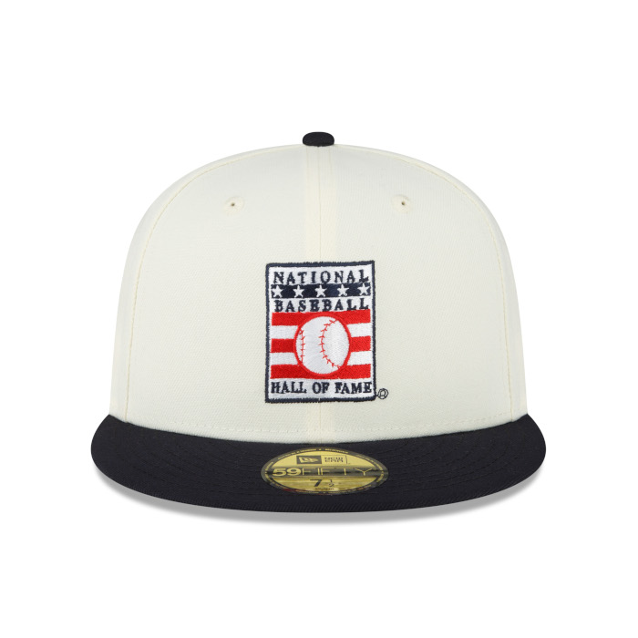 Men’s New Era Baseball Hall of Fame Chrome White 59FIFTY Fitted Cap