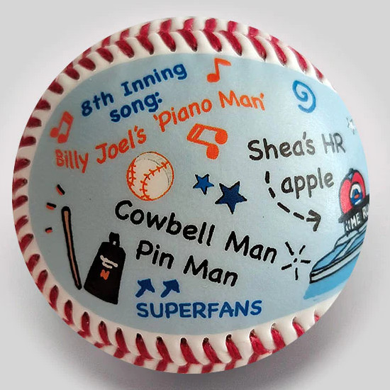 Die-Hard Fan at Citi Field Unforgettaballs Limited Commemorative Baseball with Lucite Gift Box Die-Hard Fan at Citi Field Unforgettaballs Limited Commemorative Baseball with Lucite Gift Box