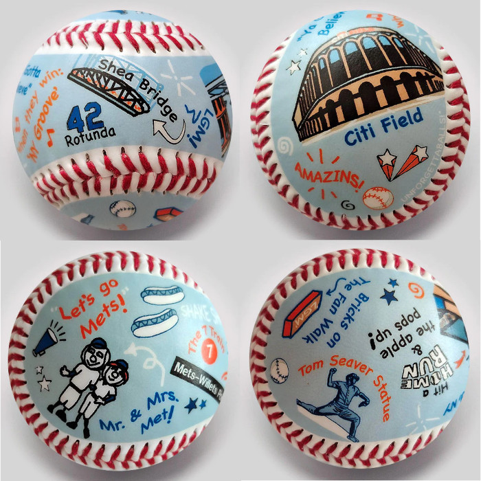 Die-Hard Fan at Citi Field Unforgettaballs Limited Commemorative Baseball with Lucite Gift Box Die-Hard Fan at Citi Field Unforgettaballs Limited Commemorative Baseball with Lucite Gift Box
