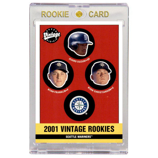 Ichiro Suzuki Seattle Mariners 2001 Upper Deck Vintage # 346 Rookie Card