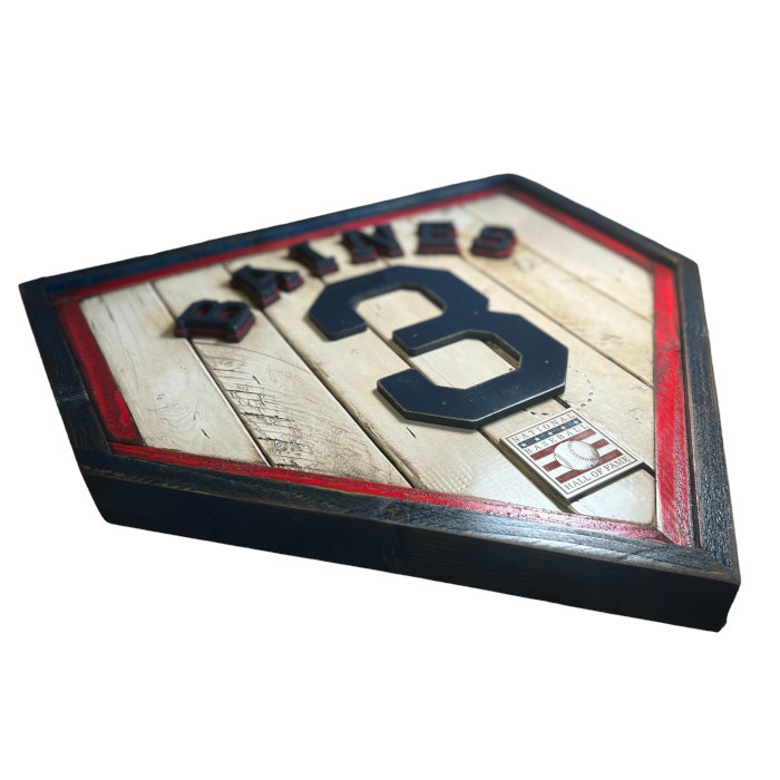 Harold Baines Hall of Fame Vintage Distressed Wood 20 Inch Heritage Home Plate Harold Baines Hall of Fame Vintage Distressed Wood 20 Inch Heritage Home Plate