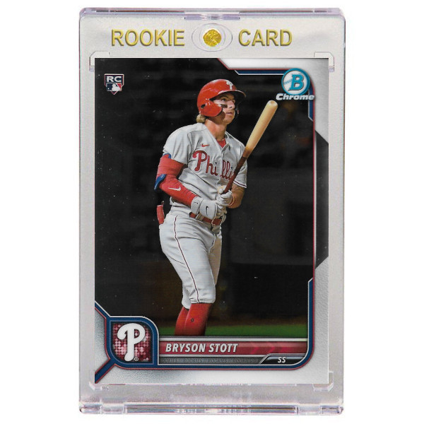 Bryson Stott Philadelphia Phillies 2022 Bowman Chrome # 93 Rookie Card Bryson Stott Philadelphia Phillies 2022 Bowman Chrome # 93 Rookie Card