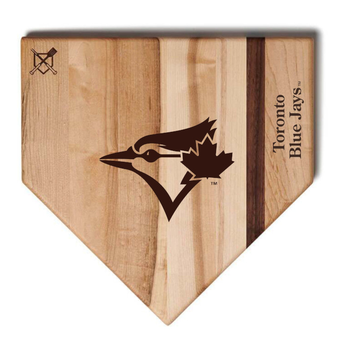 Toronto Blue Jays Baseball BBQ 12" x 12" Logo Wood Cutting Board Toronto Blue Jays Baseball BBQ 12" x 12" Logo Wood Cutting Board