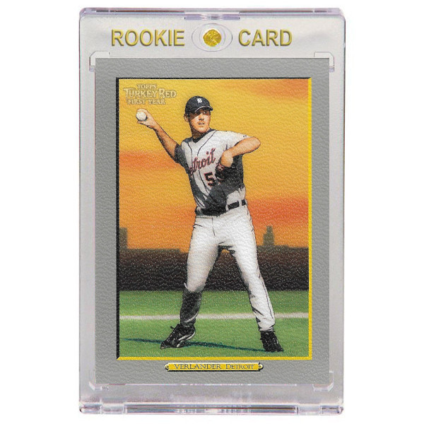 Justin Verlander Detroit Tigers 2005 Topps Turkey Red # 272 Rookie Card