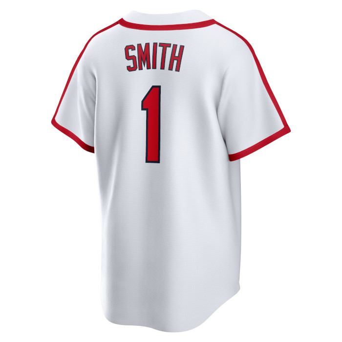 Men’s Nike Ozzie Smith St. Louis Cardinals Cooperstown Collection White Jersey Men’s Nike Ozzie Smith St. Louis Cardinals Cooperstown Collection White Jersey