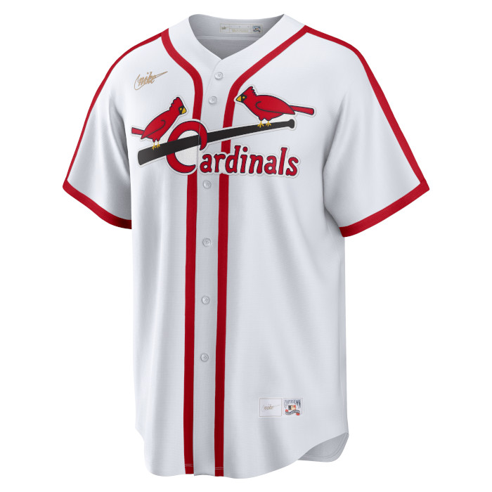 Men’s Nike Ozzie Smith St. Louis Cardinals Cooperstown Collection White Jersey Men’s Nike Ozzie Smith St. Louis Cardinals Cooperstown Collection White Jersey
