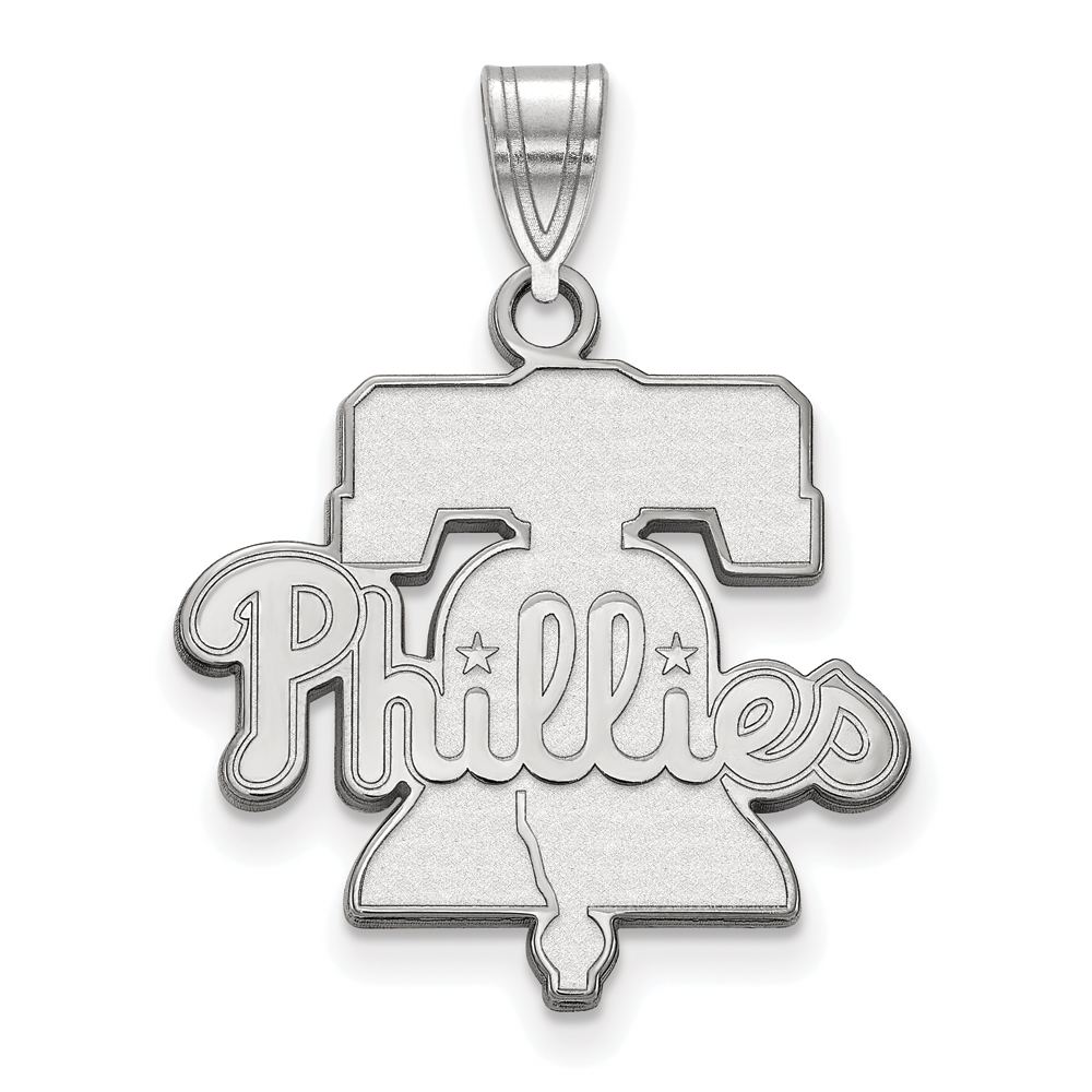 LogoArt Philadelphia Phillies Sterling Silver Large Pendant LogoArt Philadelphia Phillies Sterling Silver Large Pendant