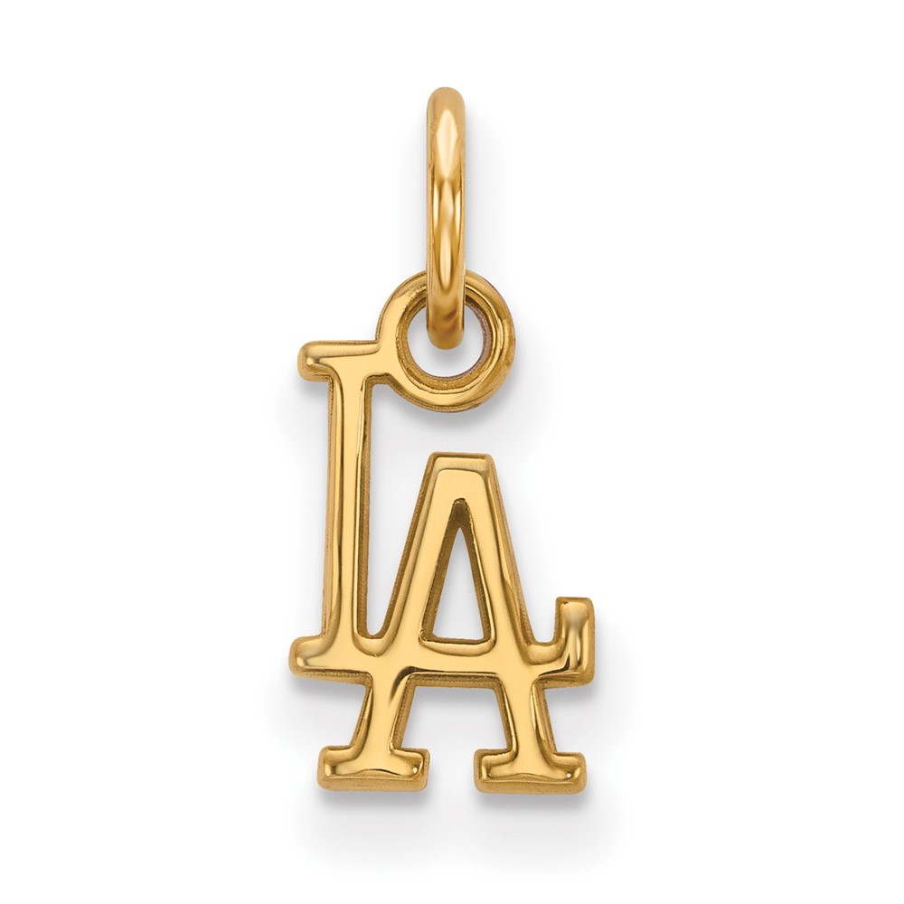 LogoArt Los Angeles Dodgers 14k Gold Logo Extra Small Pendant LogoArt Los Angeles Dodgers 14k Gold Logo Extra Small Pendant