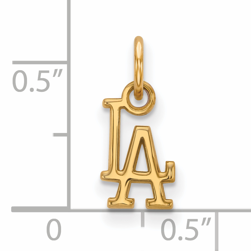 LogoArt Los Angeles Dodgers 14k Gold Logo Extra Small Pendant LogoArt Los Angeles Dodgers 14k Gold Logo Extra Small Pendant