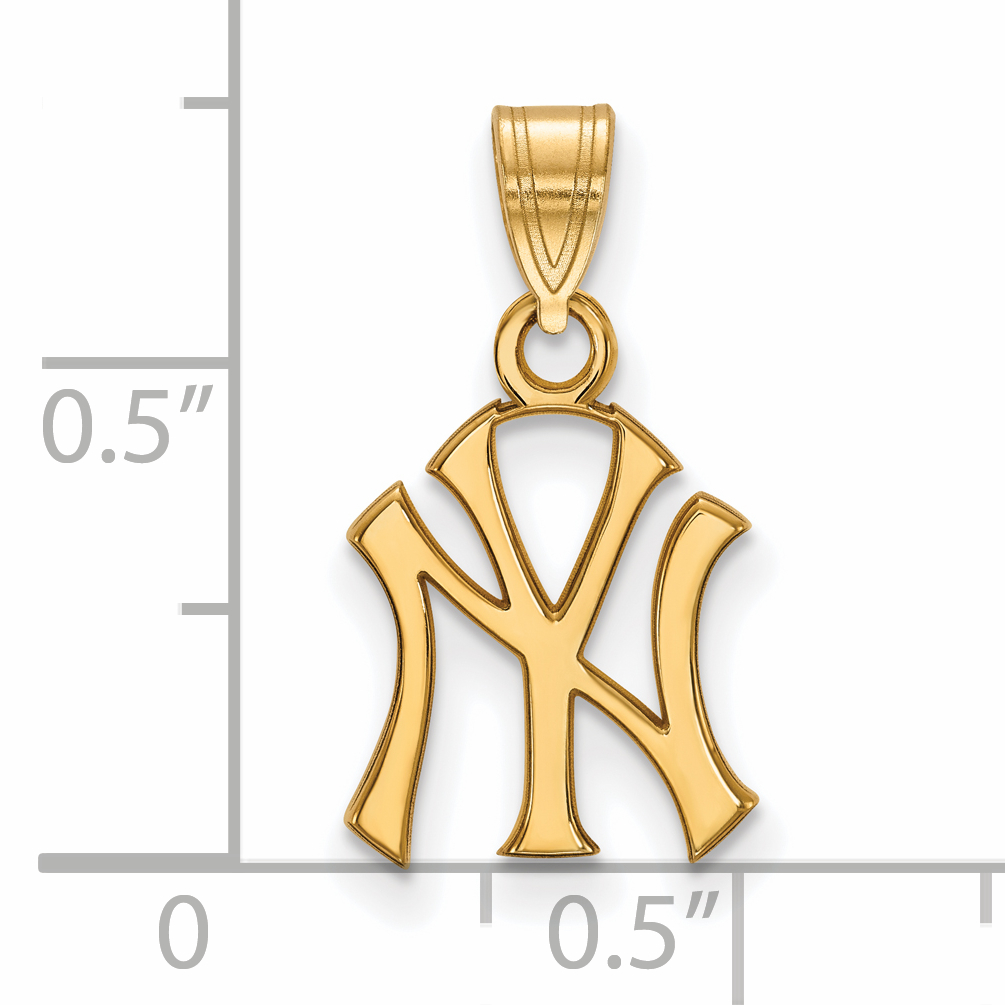 LogoArt New York Yankees 14k Gold Logo Small Pendant LogoArt New York Yankees 14k Gold Logo Small Pendant