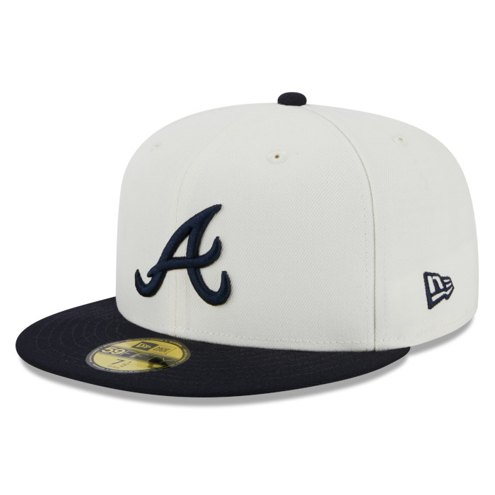 New Era Atlanta Braves MLB Cloud Navy 59FIFTY Fitted Cap – Hall of Fame