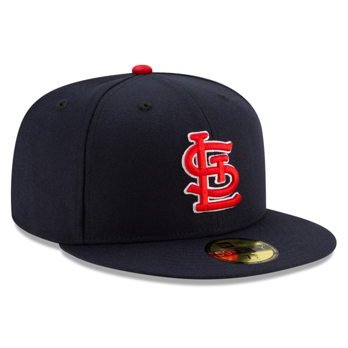 Men's New Era St. Louis Cardinals Navy Alternate On-Field 59FIFTY Fitted Cap
