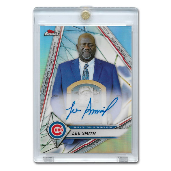 Lee Smith Autographed Card 2022 Topps Finest Moments # FMA-LS Lee Smith Autographed Card 2022 Topps Finest Moments # FMA-LS