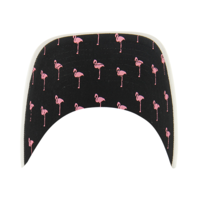 Women’s ’47 Brand Miami Marlins Flamingo Confetti White Clean Up Adjustable Cap