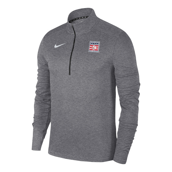 Men’s Nike Baseball Hall of Fame Dri-Fit Grey Pacer ¼ Zip