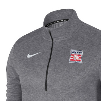 Men’s Nike Baseball Hall of Fame Dri-Fit Grey Pacer ¼ Zip
