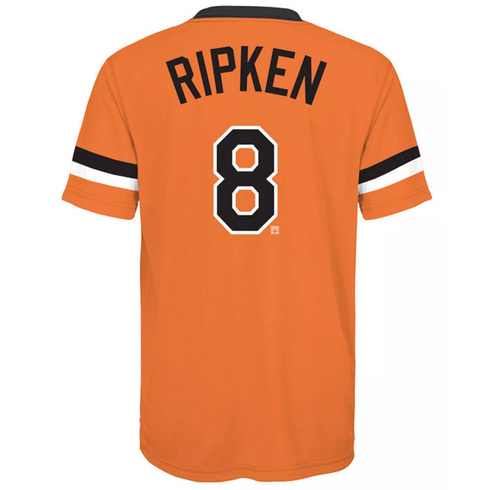 Youth Cal Ripken Jr. Baltimore Orioles Cooperstown Collection Jersey Tee Youth Cal Ripken Jr. Baltimore Orioles Cooperstown Collection Jersey Tee