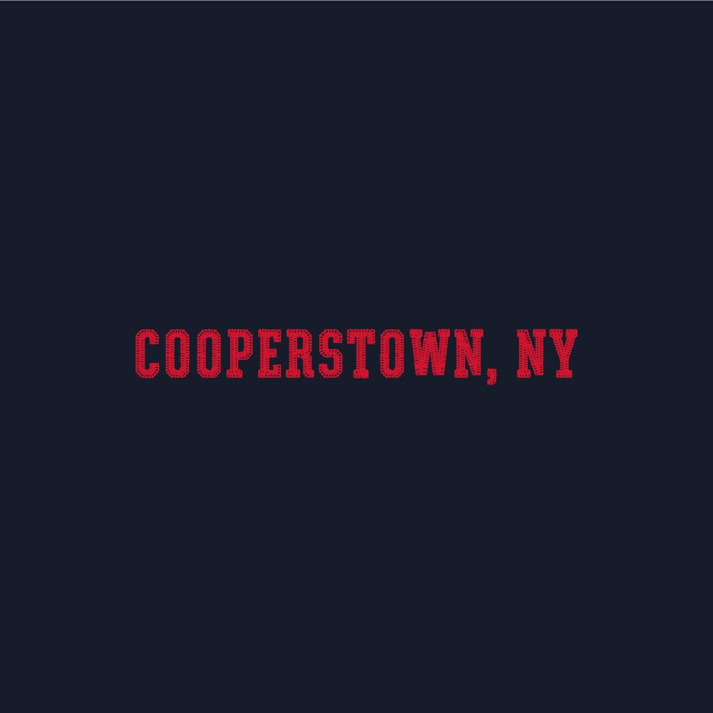 Men’s Champion Baseball Hall of Fame, Cooperstown, NY Logo Navy Textured Solid Polo Men’s Champion Baseball Hall of Fame, Cooperstown, NY Logo Navy Textured Solid Polo