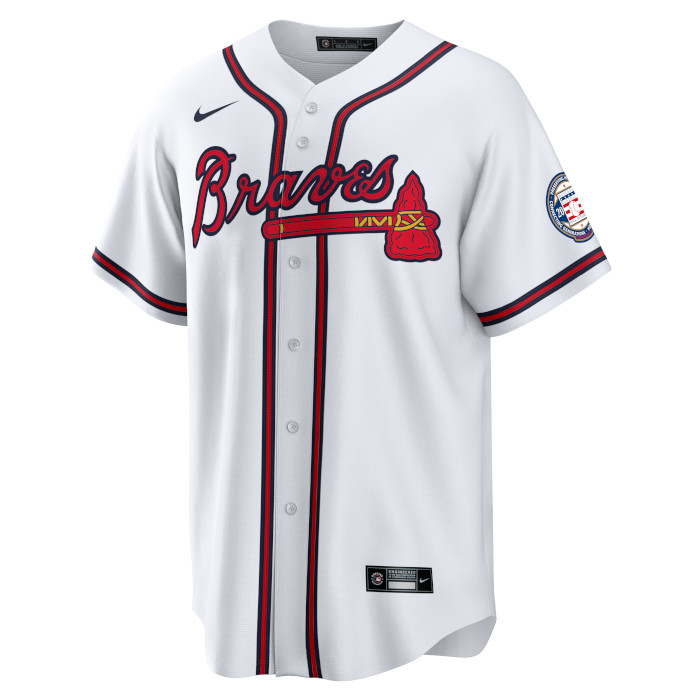 Men’s Nike Fred McGriff Hall of Fame 2023 Induction Official Replica  Atlanta Braves Home Jersey
