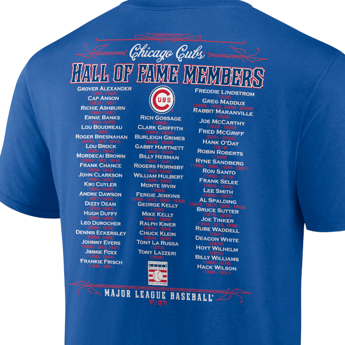 Chicago Cubs Foundations Fashion Top - Mens