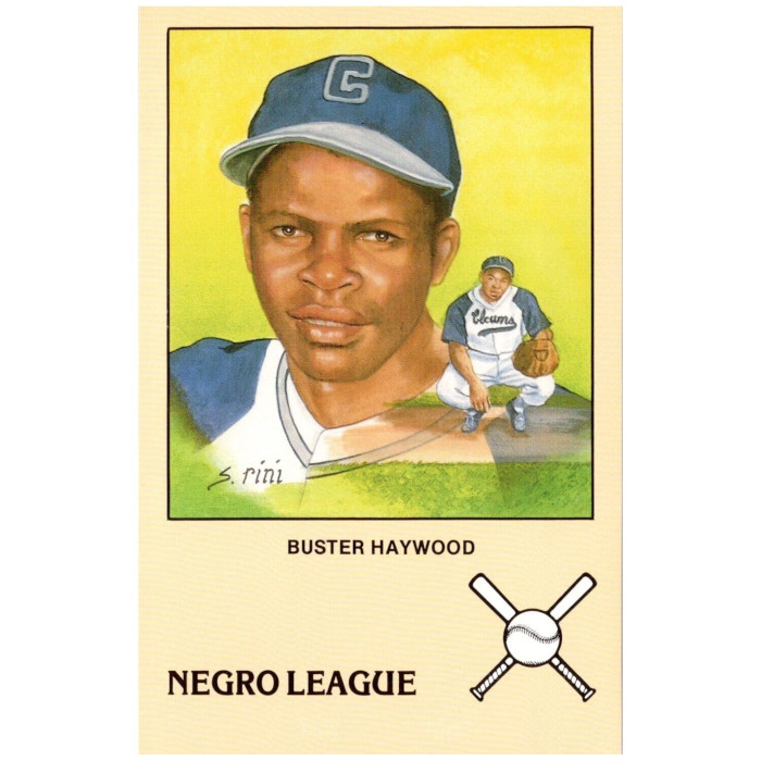 Buster Haywood Historic Limited Editions Indianapolis Clowns 1989 Negro League Postcard # 4