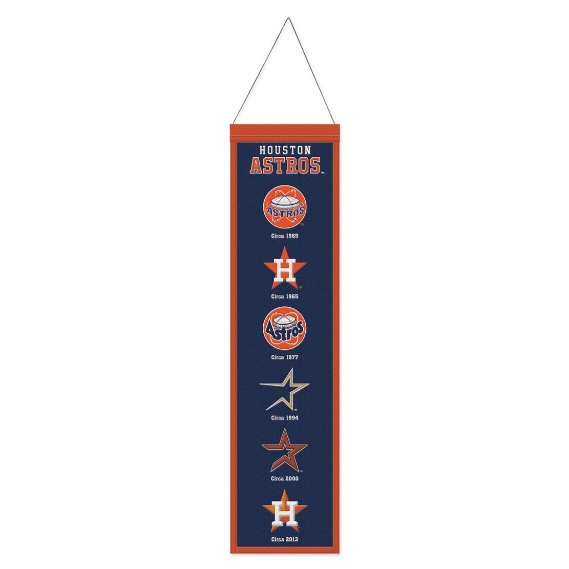 Houston Astros 8 x 32 Stadium Evolution Banner