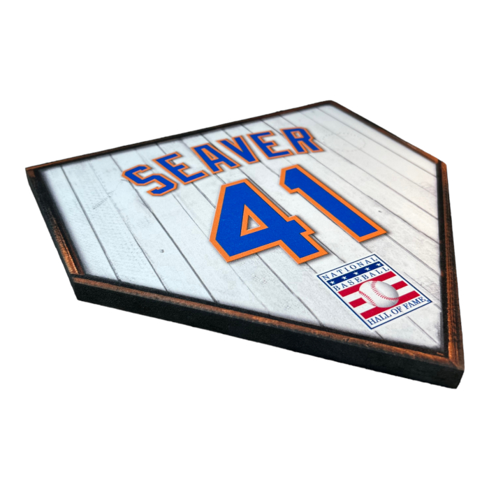Tom Seaver 10" x 10" MDF Wooden Jersey Home Plate