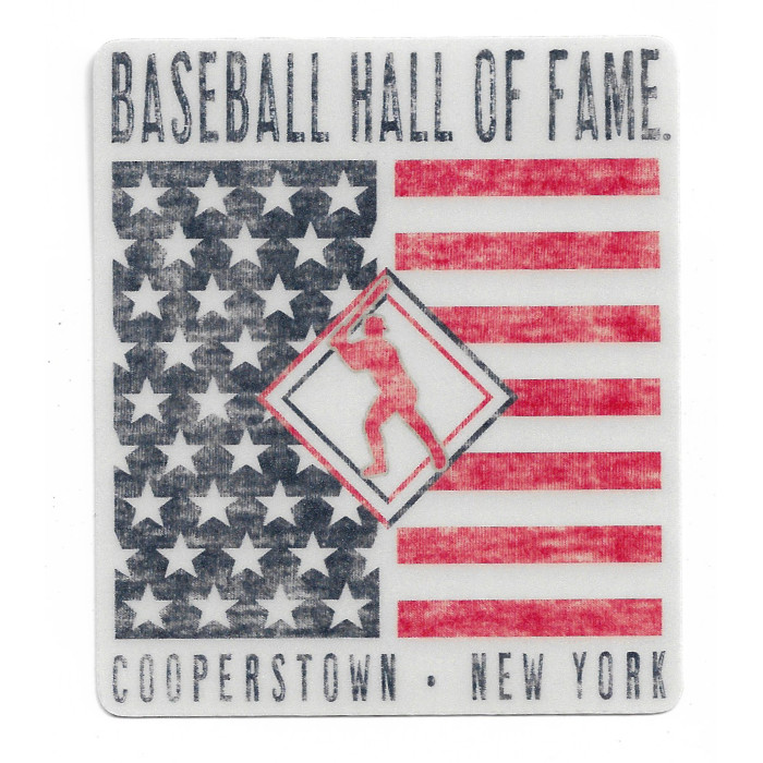 Baseball Hall of Fame Liberty Ball Player Vinyl Decal Baseball Hall of Fame Liberty Ball Player Vinyl Decal