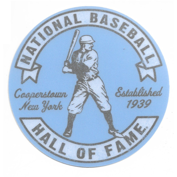 Baseball Hall of Fame Old Times Vinyl Decal