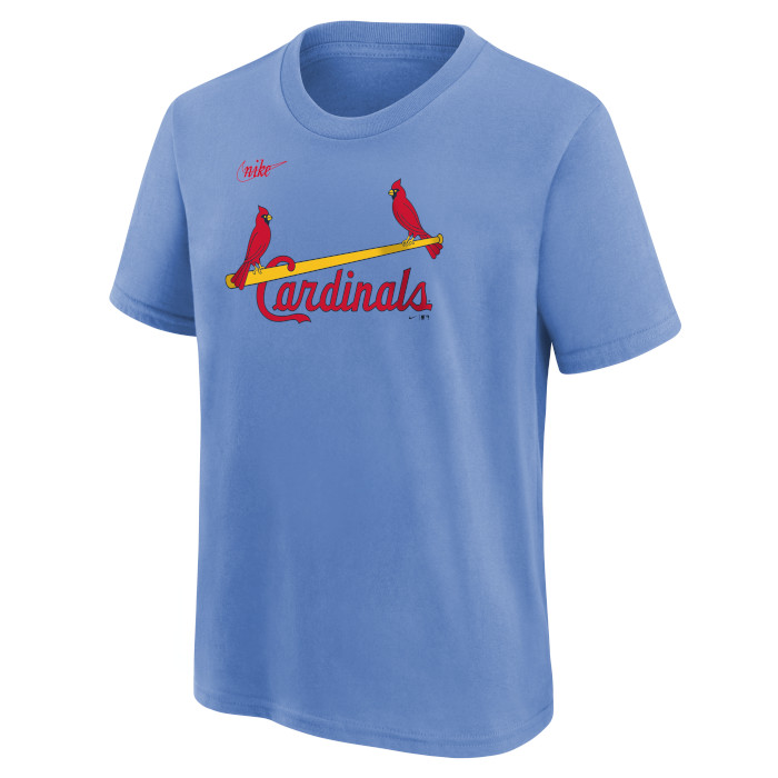 Youth Nike Ozzie Smith St. Louis Cardinals Light Blue Name & Number T-Shirt