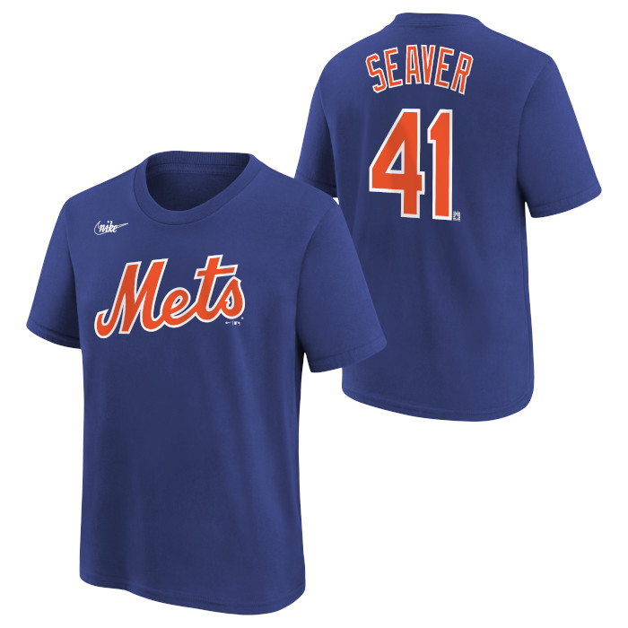 Youth Nike Tom Seaver New York Mets Royal Name & Number T-Shirt