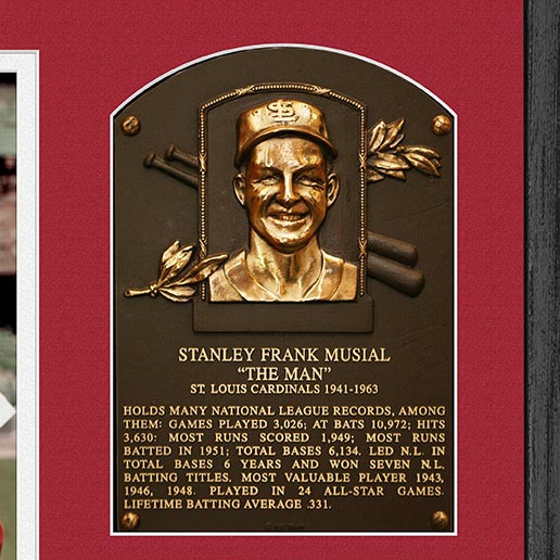 Highland Mint Stan Musial Hall of Fame Plaque Bronze Coin 13 x 16 Photo Mint Highland Mint Stan Musial Hall of Fame Plaque Bronze Coin 13 x 16 Photo Mint
