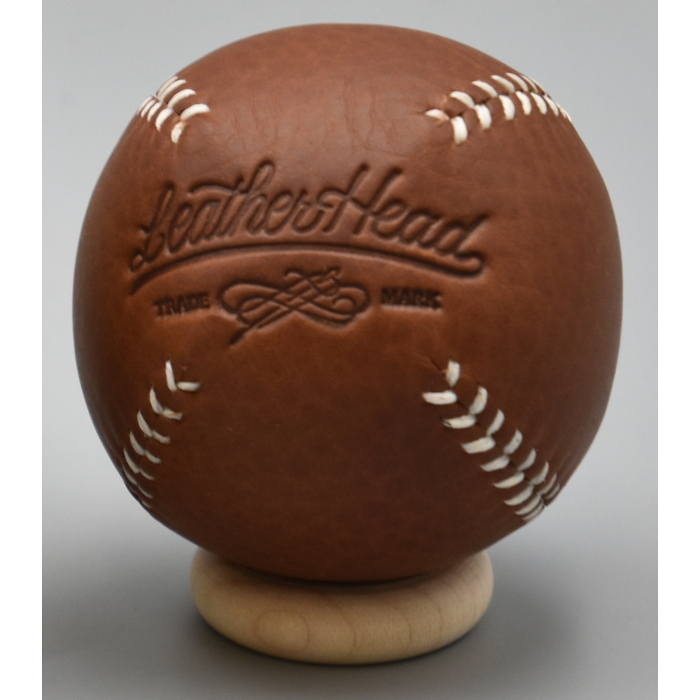 Lemon Peel Replica Vintage Baseball - Teak with White Stitching Lemon Peel Replica Vintage Baseball - Teak with White Stitching