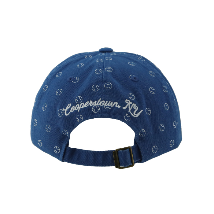 Women’s Zephyr Baseball Hall of Fame Royal All Over Baseballs Adjustable Cap