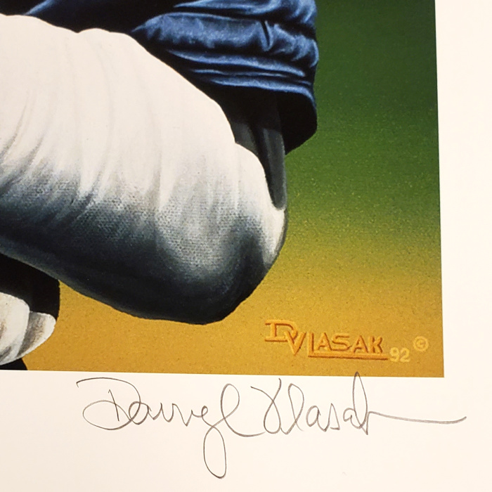 Satchel Paige 18 x 24 Limited Edition Artist Edition Giclee by Artist Darryl Vlasak - Ltd Ed of 100