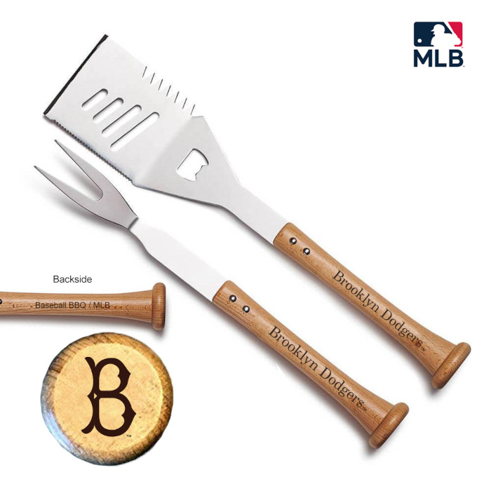 Brooklyn Dodgers Baseball BBQ Grand Slam 12" x 12" Combo Grilling Set Brooklyn Dodgers Baseball BBQ Grand Slam 12" x 12" Combo Grilling Set