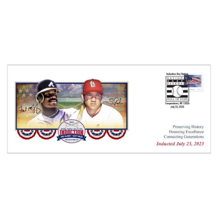 Baseball Hall of Fame 2023 Induction Cachet